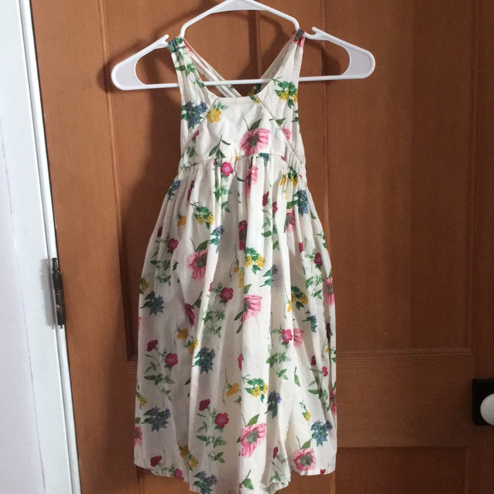 Midi length floral dress